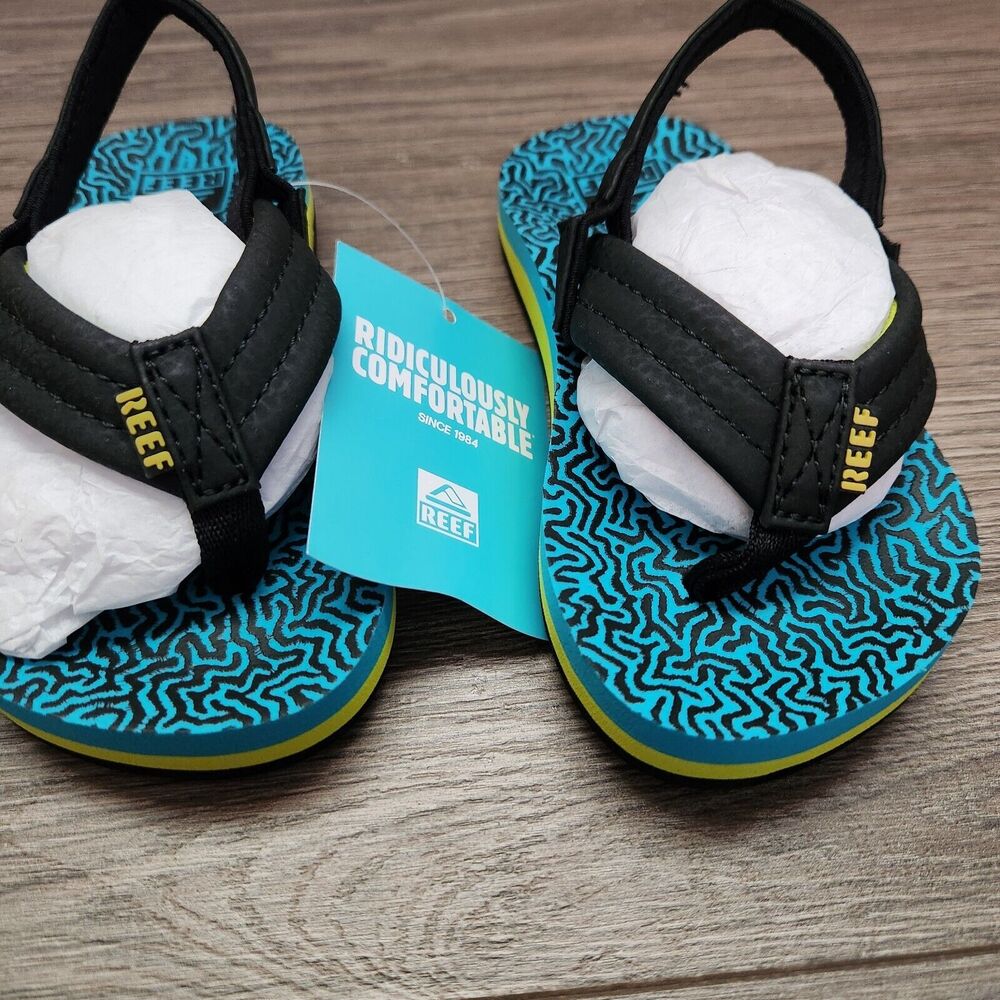 Kids' Little Ahi Flip FlopReefBaby, Walker & Toddler Size 7